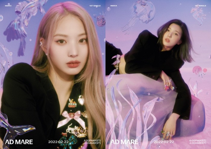 NMIXX(엔믹스) 지니, 배이. (사진=JYP엔터테인먼트 제공)