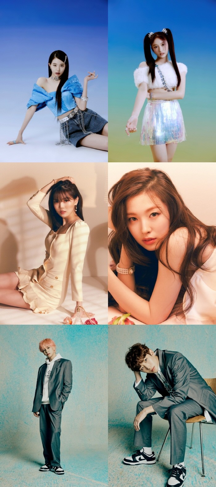 사진=펩시코리아, 스타쉽엔터테인먼트, WM엔터테인먼트 제공