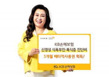 KB손해보험, ‘신경성 식욕부진·폭식증 진단비’ 배타적사용권 획득​​​​​
