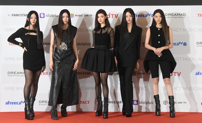 뉴진스. (사진=2022 TMA 조직위원회 제공)