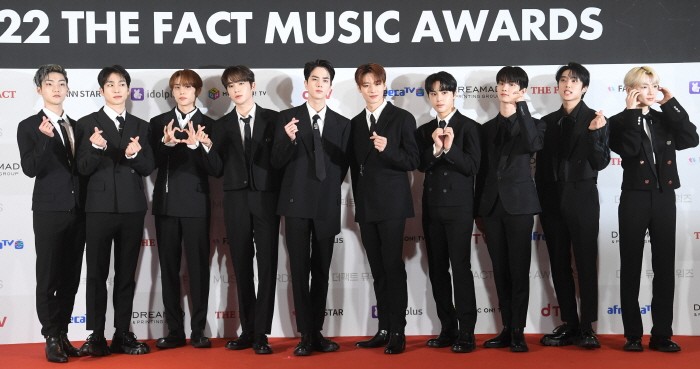 더보이즈. (사진=2022 TMA 조직위원회 제공)