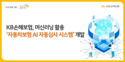 KB손해보험, ‘자동차보험 AI 자동심사 시스템’ 개발​​​