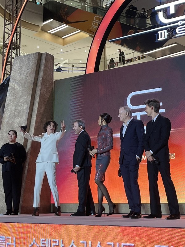 ‘듄: 파트2’ 내한 레드카펫. 사진=천상욱 기자