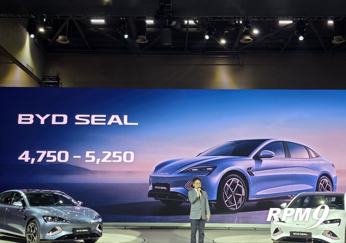 BYD, 서울모빌리티쇼에서 '씰' 공개…예상 가격 4750만원부터