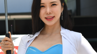 [포토] 레이싱모델 안지아, 현대 N 페스티벌 개막전 출격