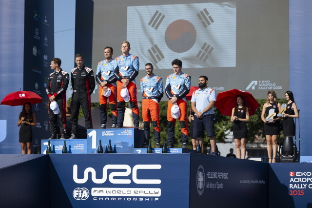 현대자동차 월드랠리팀, 2025 WRC 그리스 랠리 우승
