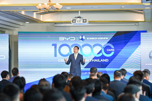 BYD, 태국서 친환경차 10만 대 판매 돌파