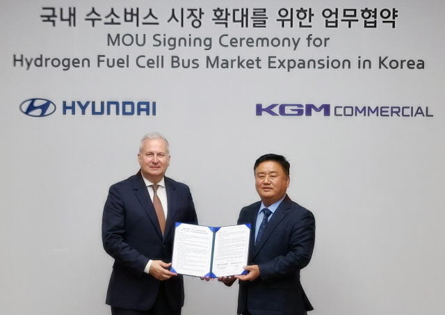 KGM “현대차와 협력해 수소 버스 개발”