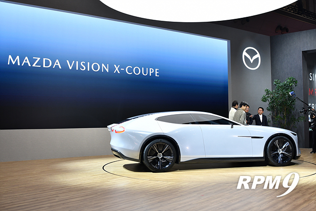 마쓰다, 탄소 포집 기술 적용한 '비전 X 쿠페' 공개