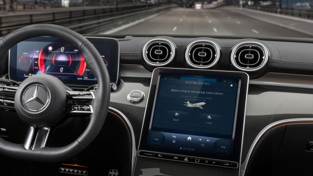 메르세데스-벤츠, 업계 최초로 인천국제공항 실시간 항공 정보 안내 기능 탑재