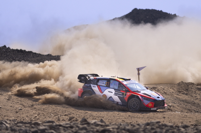 현대차 월드랠리팀, 2025 WRC 14라운드 사우디아라비아 랠리 우승